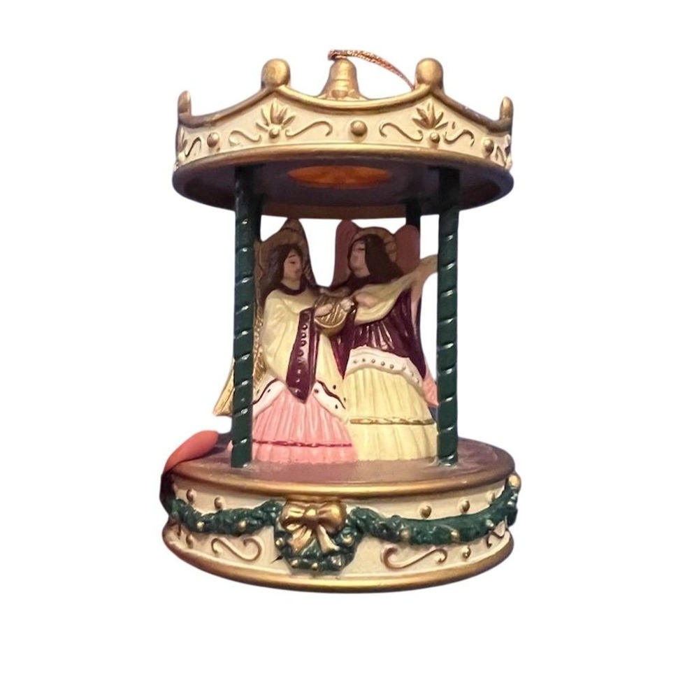 Willitts Vintage Carousel Ornament Gold hue Christmas‎ Decor